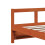 Berkfield Daybed without Mattress Wax Brown 80x200 cm Solid Wood Pine 8