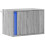 Berkfield Wall-mounted Bedside Cabinet with LED Lights Grey Sonoma 3