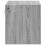 Berkfield Wall-mounted Bedside Cabinet with LED Lights Grey Sonoma 8
