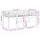 Berkfield Children's Bed without Mattress White 90x190 cm Solid Wood Pine 10
