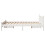 Berkfield Bed Frame without Mattress White 140x190 cm Solid Wood Pine 5