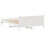 Berkfield Bed Frame without Mattress White 140x190 cm Solid Wood Pine 6