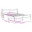 Berkfield Bed Frame without Mattress White 140x190 cm Solid Wood Pine 9