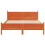 Berkfield Bed Frame without Mattress Wax Brown 120x190 cm Small Double Solid Wood Pine 4