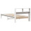 Berkfield Bookcase Bed without Mattress White 90x190 cm Single Solid Wood Pine 6