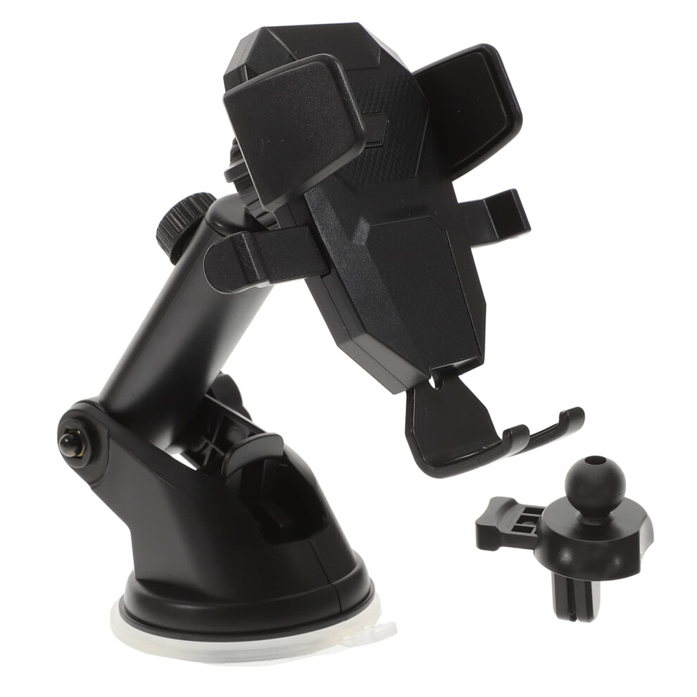 Adjustable Car Phone Mount With 360 Rotation Dashboard And Cup Holder Universal Fit For Smartphones 9351714847919