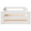 Berkfield Bed Frame without Mattress White 75x190 cm Small Single Solid Wood Pine 4
