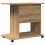 Berkfield Computer Desk Artisan Oak 80x50x75 cm Engineered Wood 6