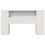 Berkfield Headboard with Storage White 160 cm Solid Wood Pine 4