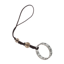 Chinese Inspired Phone Lanyard with Secure Finger Ring Grip, Durable Vintage Strap for Everyday Use