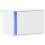 Berkfield Wall-mounted Bedside Cabinet with LED Lights White 3