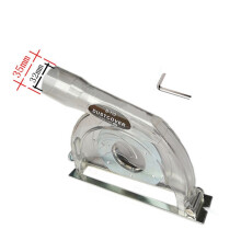 Capot d'aspiration anti-poussière transparent pour meuleuse d'angle 100/115mm et lames de scie 75/100/115mm B-110A