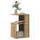 Berkfield Side Table Artisan Oak 36x30x56 cm Engineered Wood 3