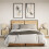 Berkfield Wall-mounted Bedside Cabinets with LED Lights 2 pcs Sonoma Oak 4