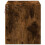 Berkfield Wall-mounted Bedside Cabinets with LED Lights 2 pcs Smoked Oak 8
