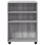 Berkfield Side Table with Wheels Grey Sonoma 55x60x78 cm Engineered Wood 4