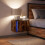 Berkfield Wall-mounted Bedside Cabinet with LED Lights Smoked Oak 5