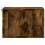 Berkfield Wall-mounted Bedside Cabinet with LED Lights Smoked Oak 6