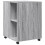 Berkfield Side Table with Wheels Grey Sonoma 55x60x78 cm Engineered Wood 6
