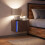 Berkfield Wall-mounted Bedside Cabinet with LED Lights Brown Oak 5