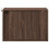 Berkfield Wall-mounted Bedside Cabinet with LED Lights Brown Oak 6