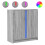 Berkfield Sideboard with LED Grey Sonoma 77x34x85 cm Engineered Wood 2
