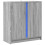 Berkfield Sideboard with LED Grey Sonoma 77x34x85 cm Engineered Wood 3