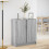 Berkfield Sideboard with LED Grey Sonoma 77x34x85 cm Engineered Wood 4