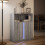 Berkfield Sideboard with LED Grey Sonoma 77x34x100 cm Engineered Wood 5