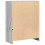 Berkfield Sideboard with LED Grey Sonoma 77x34x100 cm Engineered Wood 8