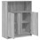 Berkfield Sideboard with LED Grey Sonoma 77x34x100 cm Engineered Wood 9