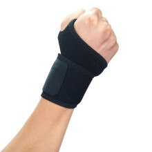 Soft Wrist Support Brace for Tendonitis and Arthritis Pain Relief, Compression Wrist Sleeve for Fitness and Weightlifting (Black)