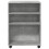 Berkfield Side Table with Wheels Concrete Grey 55x60x78 cm Engineered Wood 4