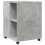 Berkfield Side Table with Wheels Concrete Grey 55x60x78 cm Engineered Wood 6