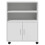 Berkfield Rolling Cabinet White 60x48x81 cm Engineered Wood 4