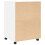 Berkfield Rolling Cabinet White 60x48x81 cm Engineered Wood 6