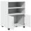 Berkfield Rolling Cabinet White 60x48x81 cm Engineered Wood 7