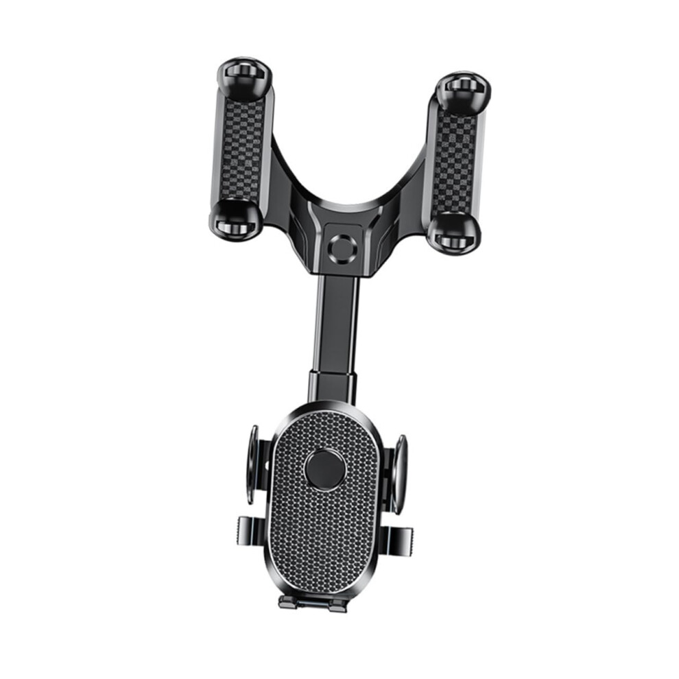 Rear View Mirror Phone Holder Adjustable Angle Car Mount For Gps Navigation Universal Smartphone Fit 9045646639499