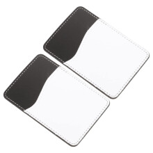 2pcs Slim PU Adhesive Phone Wallet Sleeve with Sublimation Blank Surface for Cards and Cash