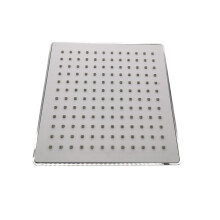 ABS Black Chrome Rain Shower Head 8/10/12 Inch Square Round Overhead Shower, Exact Color Match