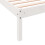 Berkfield Extra Long Bed Frame without Mattress White 160x210 cm Solid Wood Pine 7