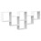 Berkfield Wall Shelf White 159x18x66 cm Engineered Wood 2