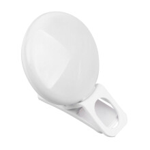 Selfie Ring Light with ClipOn Design and Adjustable Brightness, Rechargeable LED Phone Ring Light