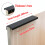 Black Stainless Steel Kitchen Cabinet Handles 300mm Hidden Modern Drawer Pulls Cupboard Hardware 2