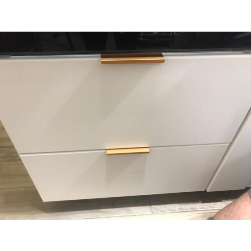 Black Stainless Steel Kitchen Cabinet Handles 300mm Hidden Modern Drawer Pulls Cupboard Hardware 2