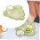 Stackable Ceramic Teardrop Appetizer Plates and Dipping Saucers, EasyClean Glazed Design for Snacks 3