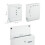 Postkasse med avisholder - minimalistisk metaldesign 4