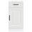 Berkfield Kitchen Base Cabinet Kalmar White Engineered Wood 4