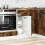Berkfield Kitchen Base Cabinet Kalmar Smoked Oak Engineered Wood 3