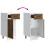 Berkfield Kitchen Base Cabinet Kalmar Smoked Oak Engineered Wood 8